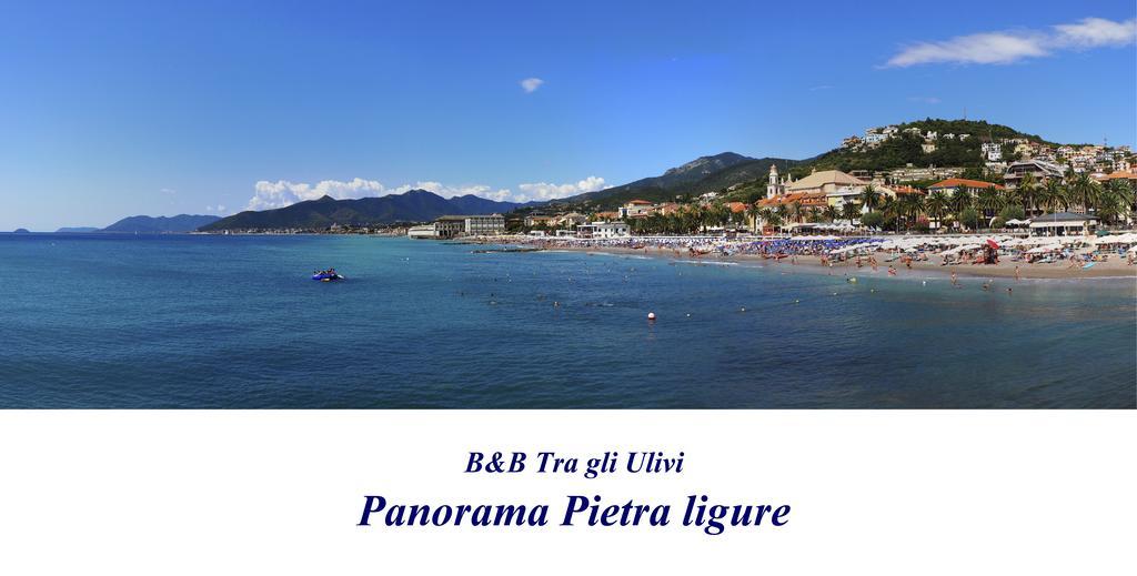 Tra Gli Ulivi Bed & Breakfast Pietra Ligure Bagian luar foto